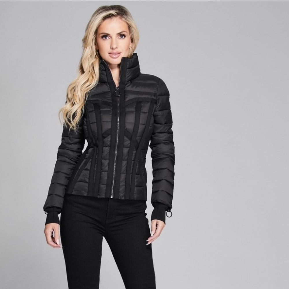 Guess by Marciano Bustier Puffer Coat